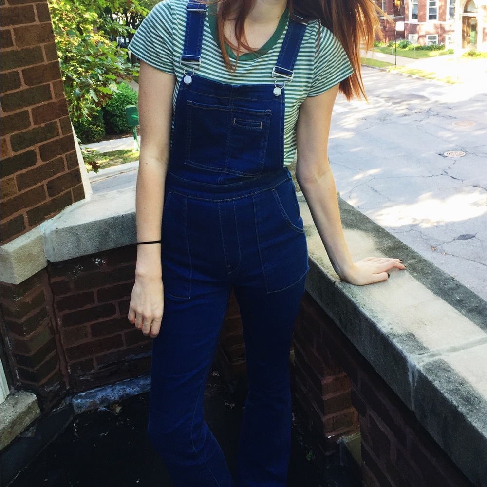 Gap Bell Bottom Overalls